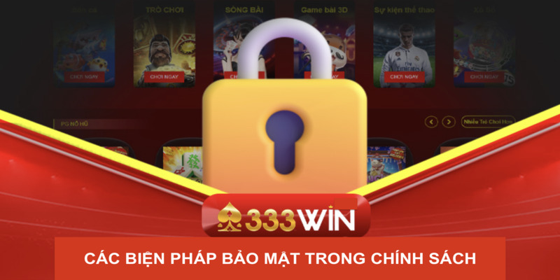 Biện pháp bảo mật 333Win net áp dụng